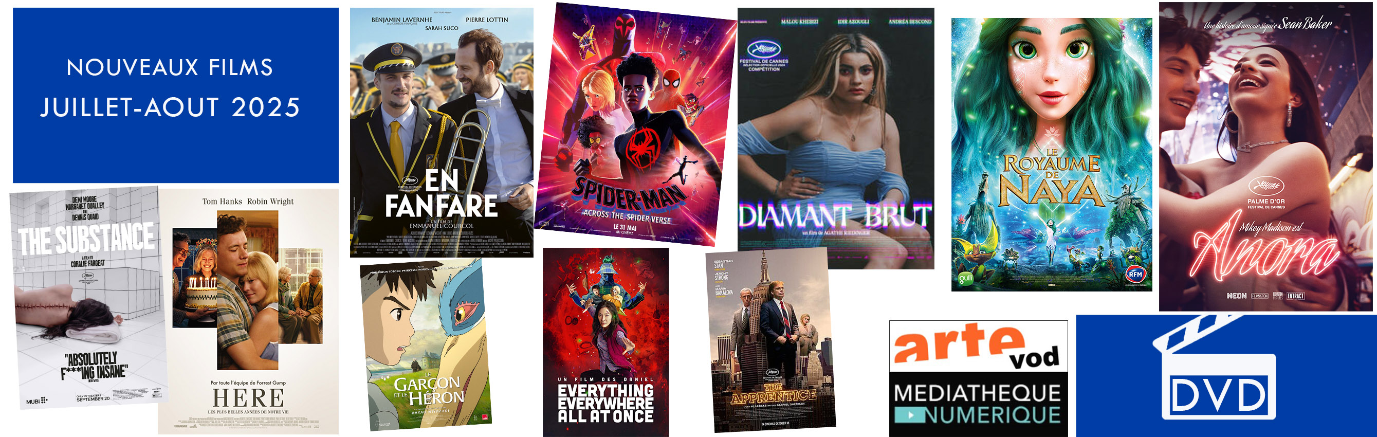 Les nouveaux DVD (juillet-Août)
